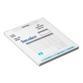 請求書 ノートパッド (アングル)