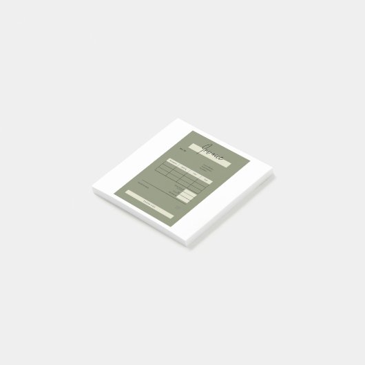 請求書 ポストイット (アングル)
