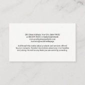 請絵を描求者の壁 | ロ絵を描ーラハウスロゴ 名刺 (裏面)