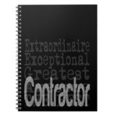 請負業者 ノートブック (正面)