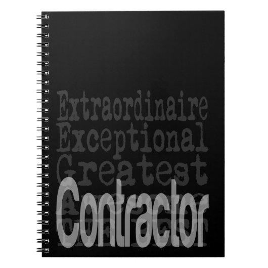 請負業者 ノートブック (正面)