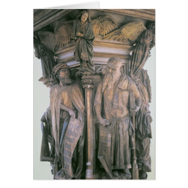 論争のダニエルそしてアイザイア、六角形の台 (正面)