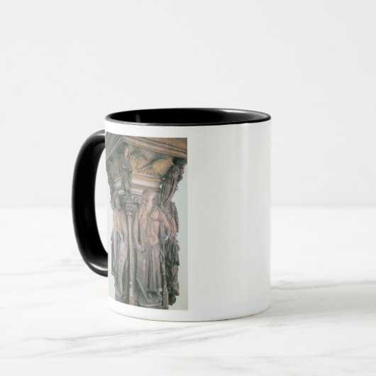 論争のダニエルそしてアイザイア、六角形の台 マグカップ (正面左)