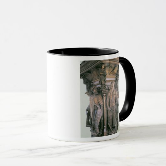 論争のダニエルそしてアイザイア、六角形の台 マグカップ (正面右)