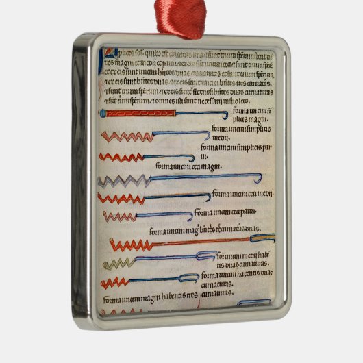 論文からの外科手術用の器具 メタルオーナメント (右)