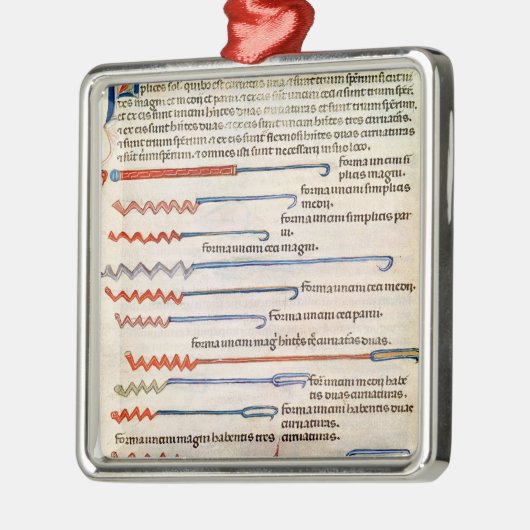 論文からの外科手術用の器具 メタルオーナメント (左)