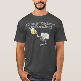 論文は10を擁護した Tシャツ