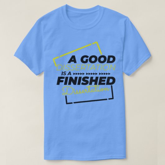 論文Phd学生ギフト終了1 Tシャツ (デザイン正面)