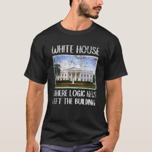論理がBuiを持っている皮肉離れ的なホワイトハウス Tシャツ
