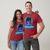 論理と軽度のパニックで動く私のラボ 理系の先生 Tシャツ (ユニセックス)