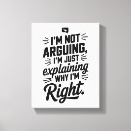 論理のマスターのために！ウィット キャンバスプリント