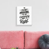 論理のマスターのために!ウィット キャンバスプリント (インサイチュ (リビング))