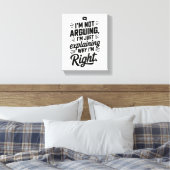 論理のマスターのために!ウィット キャンバスプリント (インサイチュ (寝室))