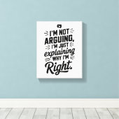 論理のマスターのために!ウィット キャンバスプリント (インサイチュ (ウッドフロア))