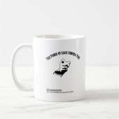 論理の力は強います! コーヒーマグカップ (左)