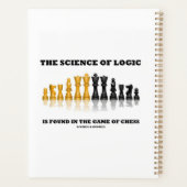 論理の科学はチェスの試合に見られる プランナー手帳 (裏面)