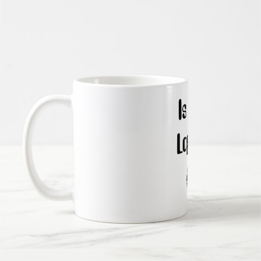 論理は論理的か？ コーヒーマグ コーヒーマグカップ (左)