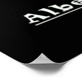 論理はAからBの想像力を得る ポスター (角)