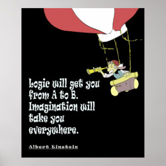 論理はAからBの想像力を得る ポスター