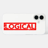 論理スタンプ Case-Mate iPhoneケース (裏面 (横))
