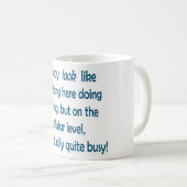 論理的なカムバックのコーヒー・マグ コーヒーマグカップ (正面右)