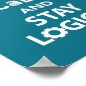 論理的な状態を維持 ポスター (角)