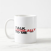 論理的の話私に コーヒーマグカップ (左)