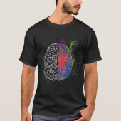 論理芸術的脳 Tシャツ (正面)