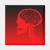 論理頭蓋骨 マグネット (正面)