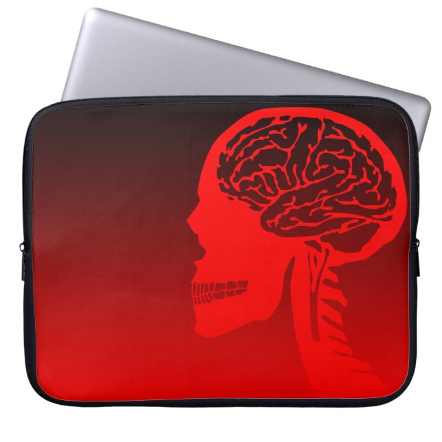 論理頭蓋骨 ラップトップスリーブ (正面)
