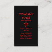 論理頭蓋骨 名刺 (裏面)