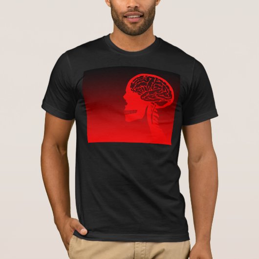 論理頭蓋骨 Tシャツ (正面)