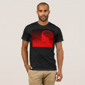 論理頭蓋骨 Tシャツ (正面フル)