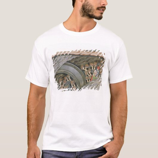 論評を用いるDanteのインフェルノ Tシャツ (正面)