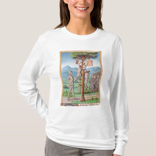 論評を用いるVirgil著Aeneid Tシャツ (正面)