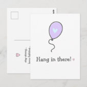 諦めないで! がんばって! ガン応援メッセージ ポストカード (正面/裏面)