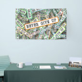 諦めないで 横断幕 (トレードショー)