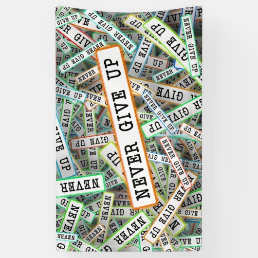 諦めないで 横断幕 (縦)