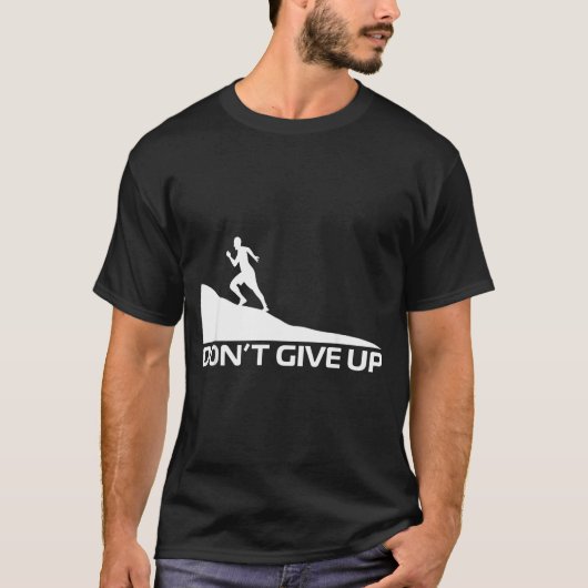 諦めないで Tシャツ (正面)