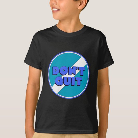 諦めないで Tシャツ (正面)