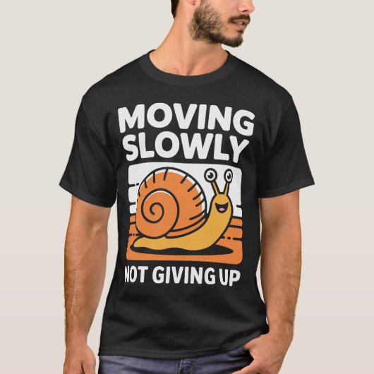 諦めないティー Tシャツ (正面)