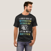 諦めない人 情報技術 Tシャツ (正面フル)