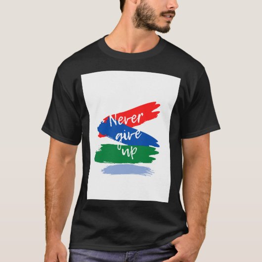 諦めない Tシャツ (正面)