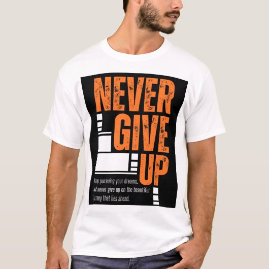 諦めない Tシャツ (正面)