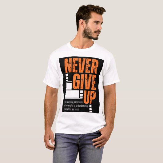 諦めない Tシャツ (正面フル)