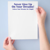 諦めるな チラシ (手)