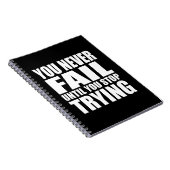 諦めるまで失敗はしない ノートブック (右側)