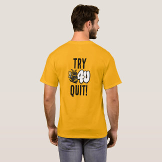 諦める前に試してみて ビーモチベーショナルTシャツ Tシャツ