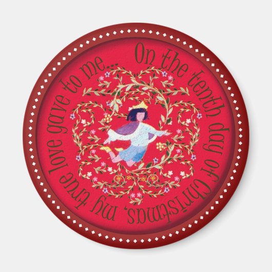 諸侯が十人並んだ マグネット (正面)