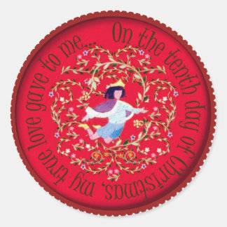 諸侯が十人並んだ ラウンドシール